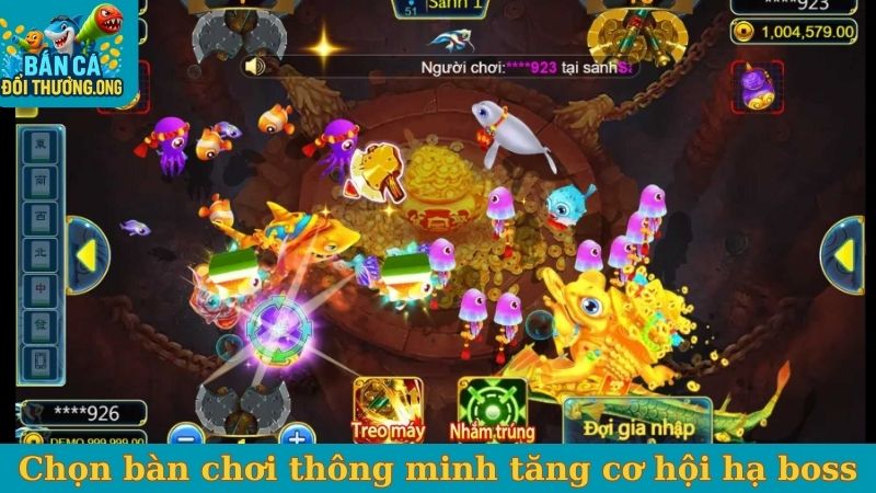 Chọn bàn chơi thông minh tăng cơ hội hạ gục boss