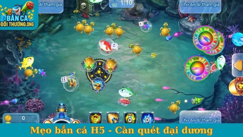 Mẹo bắn cá H5 online - Bỏ túi bí kíp, càn quét đại dương