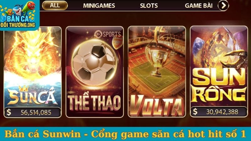 Bắn cá Sunwin - Cổng game săn cá hot hit số 1