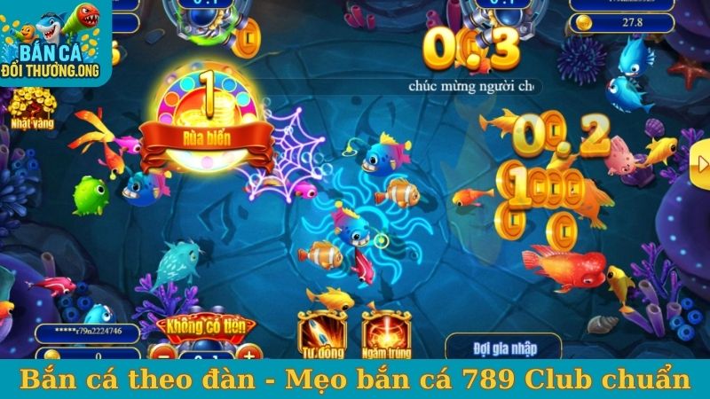 Bắn cá theo đàn - Mẹo bắn cá 789 Club chuẩn