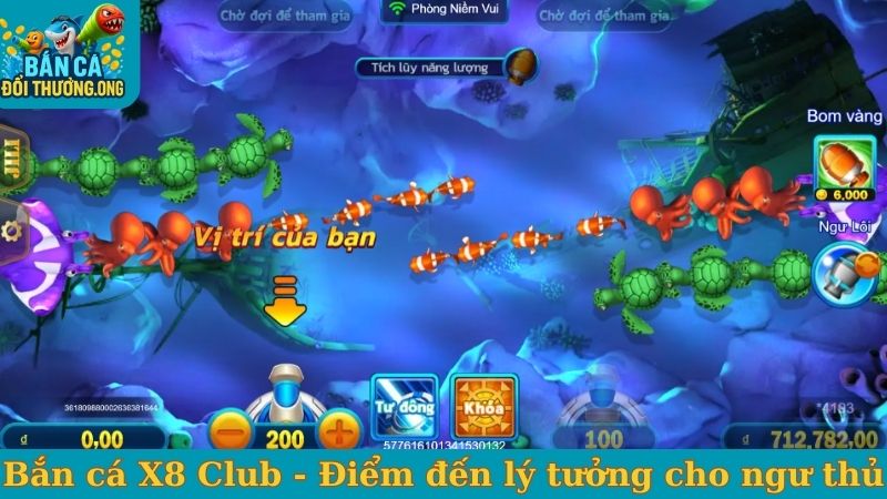 Bắn cá X8 Club - Điểm đến lý tưởng cho ngư thủ