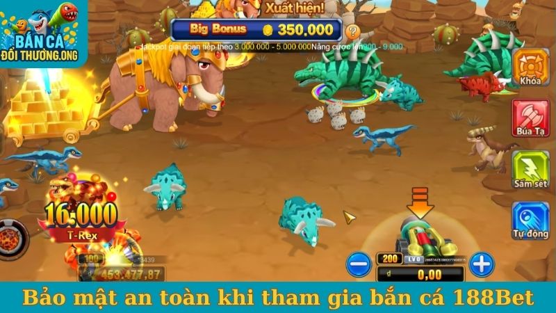Bảo mật an toàn khi tham gia bắn cá 188Bet
