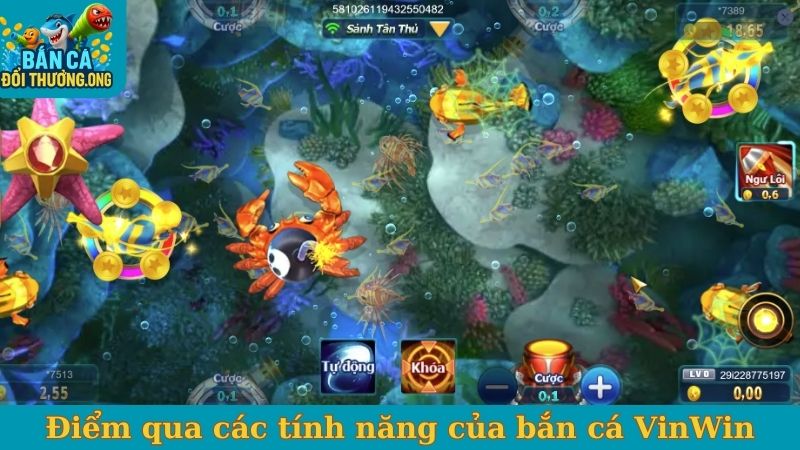 Điểm qua các tính năng nổi bật của bắn cá VinWin