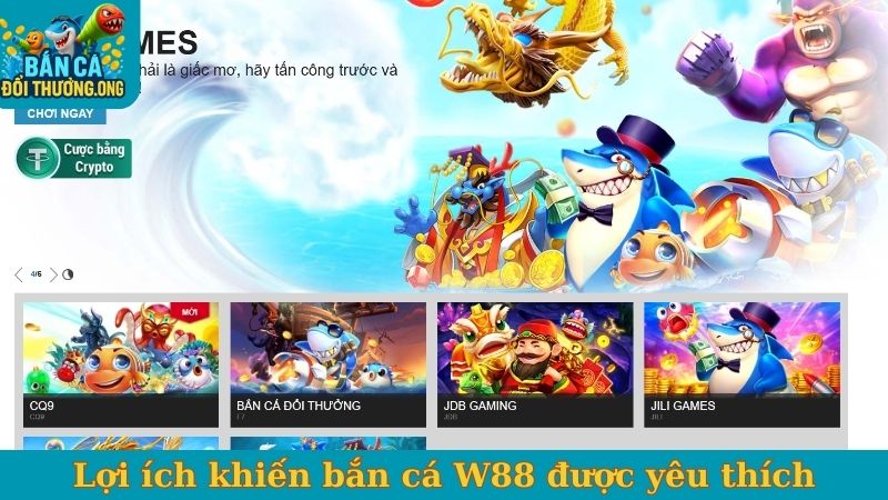 Lợi ích khiến bắn cá W88 được yêu thích