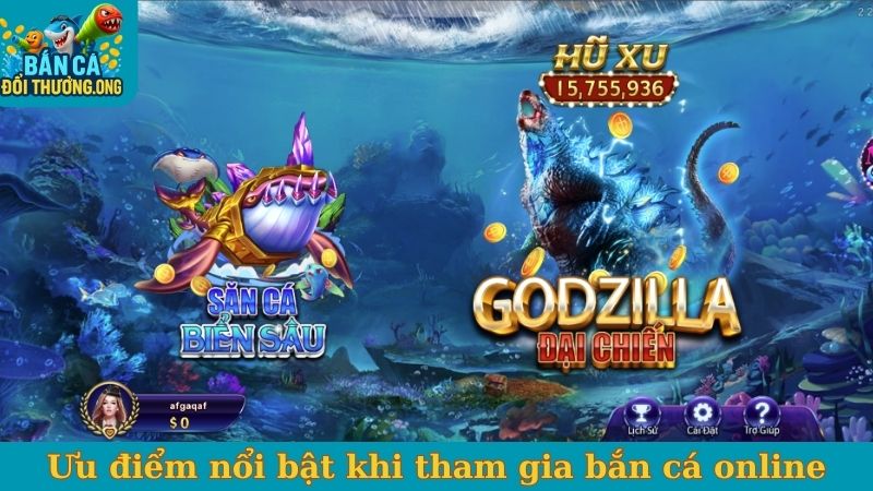 Ưu điểm nổi bật khi tham gia bắn cá online Rikvip